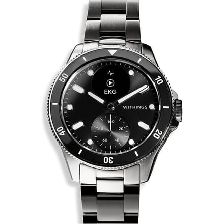 Withings ScanWatch Nova - 42mm Hybride Smartwatch - ECG, AFib Detectie, SpO₂ Meter, Hartslagmeter, Slaaptracker, 24/7 Temperatuurmeting, 35 Dagen Batteri, Saffierglas, 10 ATM Waterdicht