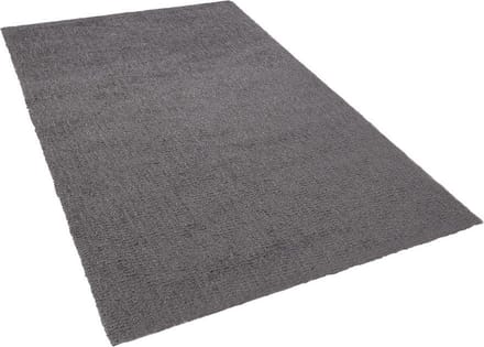 DEMRE - Shaggy vloerkleed - Donkergrijs - 140 x 200 cm - Polyester