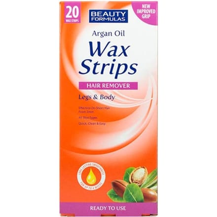 Beauty Formulas Arganolie Wasstrips - 20 stuks