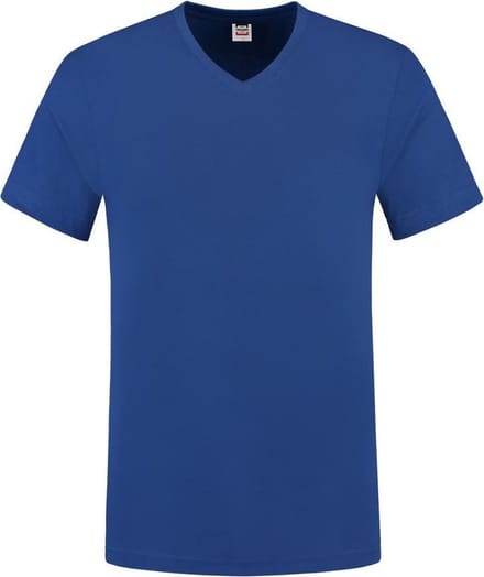 Tricorp 101005 T-Shirt V Hals Fitted - Koningsblauw - 4XL