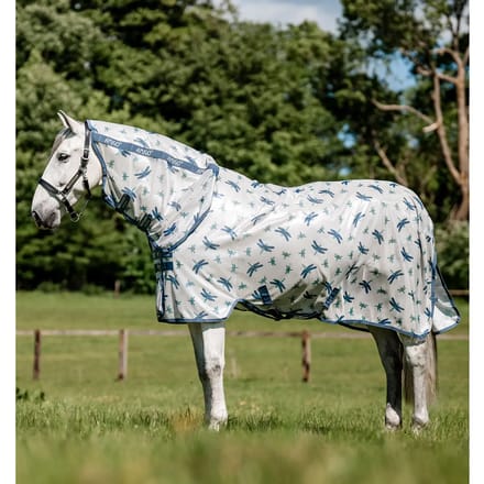 Amigo Geïntegreerd Vliegendeken - Libelleprint - 160-213 cm