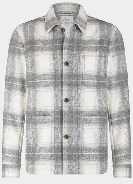 Born With Appetite Overshirt Grijs Curt Shirtjacket BWA25314CU03/920 light grey