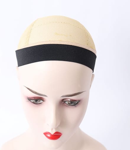 Without Lemon - Zwart - Haarband - Hoofdband - Voor Pruik -  Pruik band - Elastisch - Verstelbaar - 55 x 3 CM