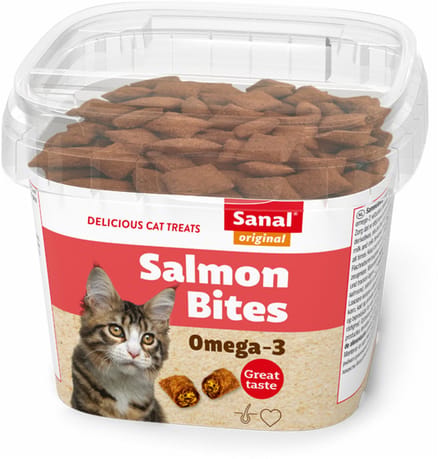 Sanal Salmon Bites - Zalm - Kattensnack - 75 g