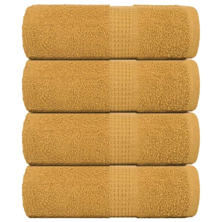 vidaXL - Gastendoekjes - FROGN - 4 - st - 30x50 - cm - 360 - g/m² - goud