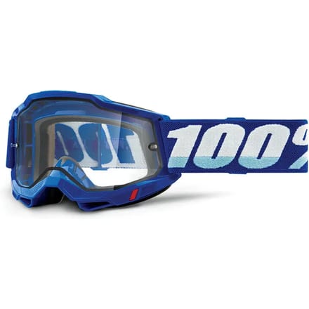Motorfiets kruismasker met twee heldere glazen 100% Accuri 2 enduro