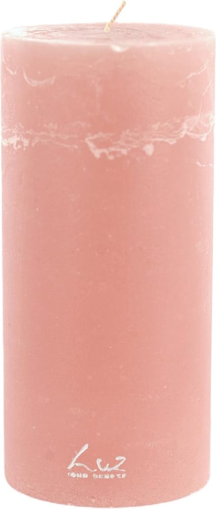 Rasteli Luz Your Kaars Cilinder Roze-Taupe Rosé D 9 cm H 19 cm