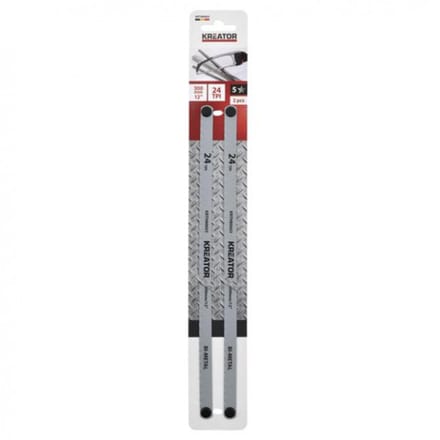 Kreator - Hand tools - KRTH80603 - Metaalzaagblad - 300mm 24 TPI bimetaal - 2 st.