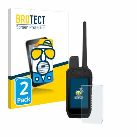 BROTECT - Screenprotector voor Garmin Alpha 300 K - Folie Beschermfolie matte 2 Stuks