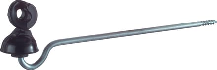 ZoneGuard Isolator Koord - 22cm - Staal - Zwart