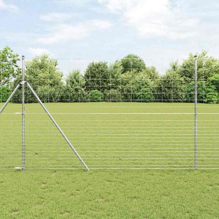 vidaXL - Grond - Fix - Gelast - Draadhek - 25 - x - 1,6 - m - Gegalvaniseerd - staal - Mesh