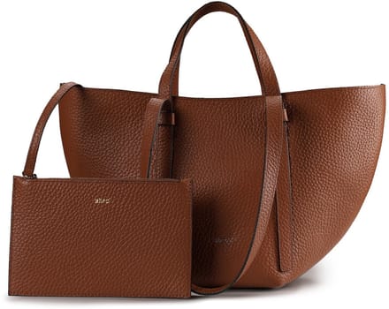 abro Leren schoudertas shopper Leather Tekla Shopper Cosmo Caramel / Cognac bruine