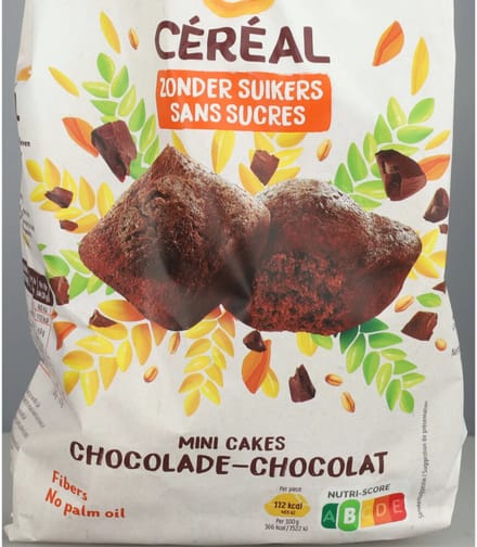 Céréal Mini Cakes Chocolade - 6 x 196 gr - Voordeelverpakking