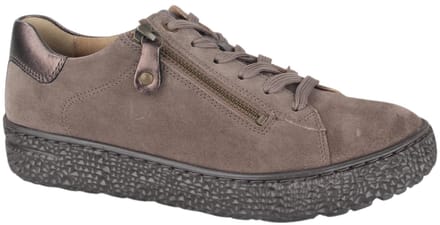 Hartjes Combi Met Hiel Suede H Ls Sneaker Sneakers - Suède - Dames - Taupe - Maat 42
