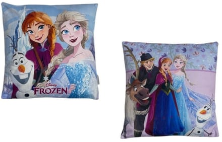 Disney Frozen - Kussen - Sierkussen - Gevuld - 38x38Cm - 2 Zijdig
