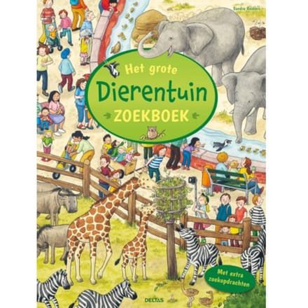 Het grote dierentuin zoekboek Educatieve boeken (spelletjes en raadsels)