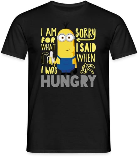 Minions Kevin Honger Banaan T-Shirt Heren