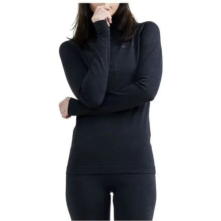 CRAFT CORE DRY ACTIVE COMFORT HZ W Dames Thermoshirt - Zwart