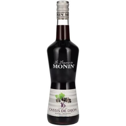La Liqueur de Monin CASSIS DE DIJON 16% Vol. 0,7l