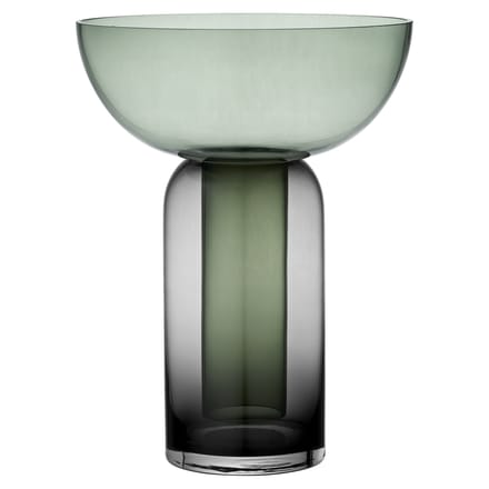 AYTM Vaas Torus, groen, Ø 25 cm, hoogte 33 cm, glas