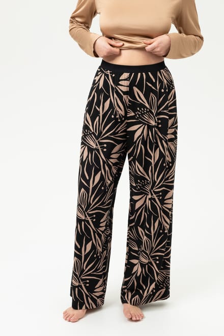 Broek Serie Vivid Bloom Zwart