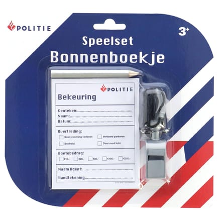 Overige Merken Politie Bonnenboekje