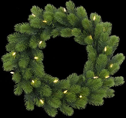 LED Kerstkrans "Orsa" 50cm - 20 LED lampjes