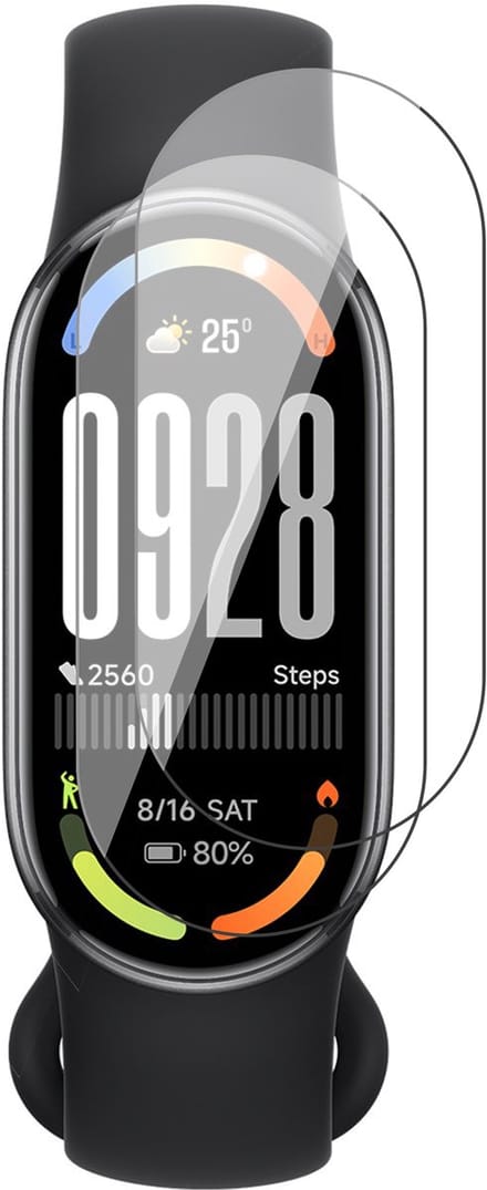 Screenprotector geschikt voor Xiaomi Smart Band 10 - 2x FlexGuard Screen Protector