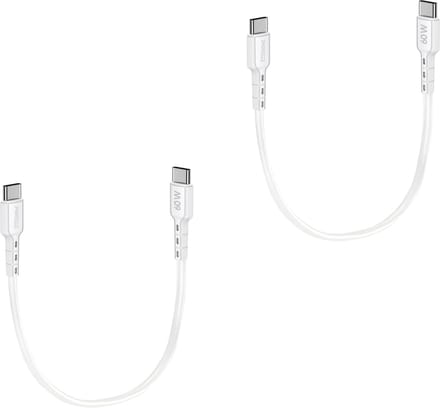Usb C kabel - 30cm kort - 60W snelladen
