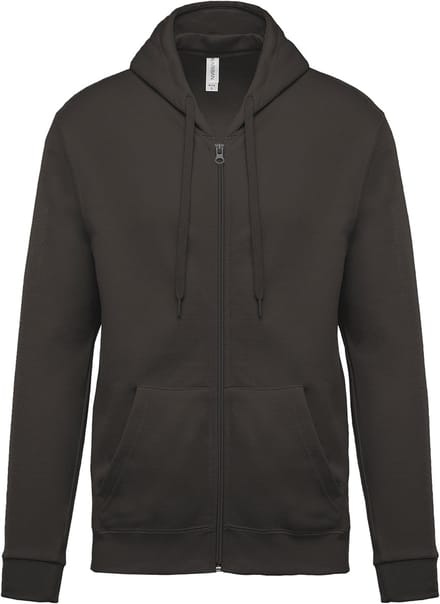 Kariban Sweater met rits en capuchon K479 - Dark Grey - L