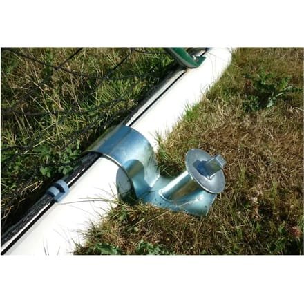 Varkensstaart ankerbeugel voor doel met 7 diameter 32mm Sporti