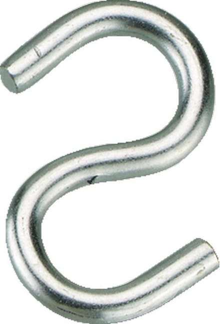 ERIC s-haak v/ketting CADDY S, staal, dikte 2mm, el verz