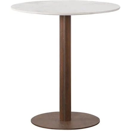 Ronde Bistro Eettafel Keramisch Marmer