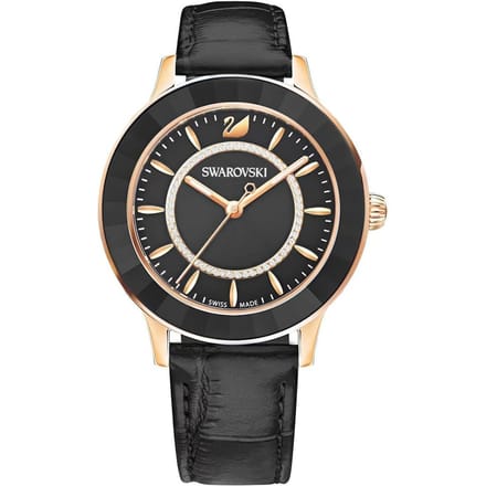 Swarovski 5414410 Octea Lux Roségoud Dameshorloge 39 black