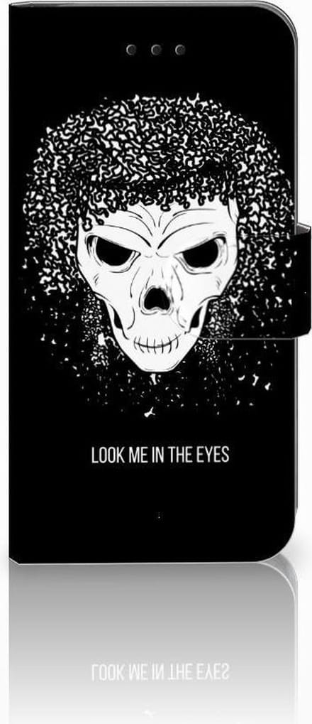 Telefoonhoesje met Naam Apple iPhone X | Xs Skull Hair