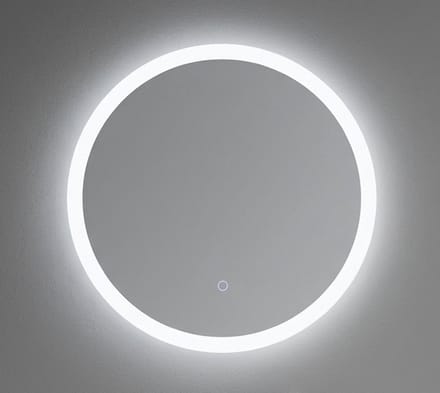 LINEA UNO - Soryn 60 x 60 - Frameloos - Spiegel - Rond - LED-verlichting (dimbaar) - Anti-condens - 301696