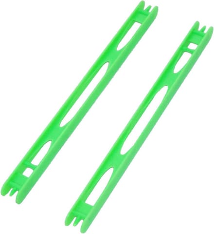 2x Tuigen - winder - plank - rekje - dobber 20cm - groen - vissen
