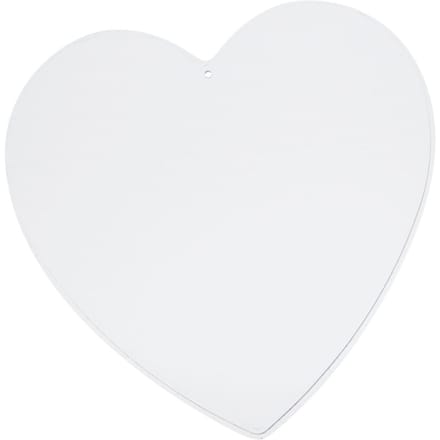 Acryl snij-/schilderschijf "Hart", 10 cm