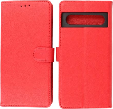 Google Pixel 7 Pro Hoesje Book Case Portemonnee Telefoonhoesje - Rood