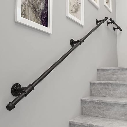 Trapleuning Set - Veiligheidshandgreep - Veilige Ondersteuning - Verstelbaar 90-180cm - 6.6ft/200cm
