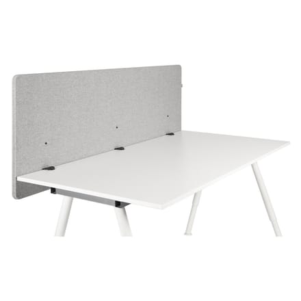 FLEXMIUT D 180 | ​Akoestische scheidingswand | 180 cm - Tafelverdeler Lichtgrijs