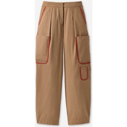 UGG® Hollyn Cargo Trouser in Tan, Size Small, Cotton