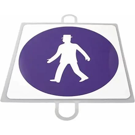 Verkeersbordverplichting nr. 3 (voetganger)