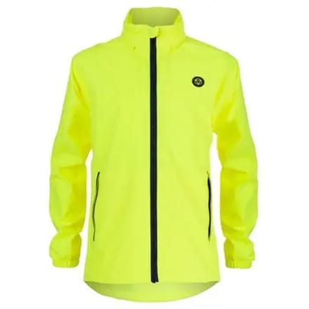 AGU Essential - Regenjas - Kids - Waterdicht en Ademend - Poray 5.000 - Reflecterend - Met Ritszakken - 140 - Geel