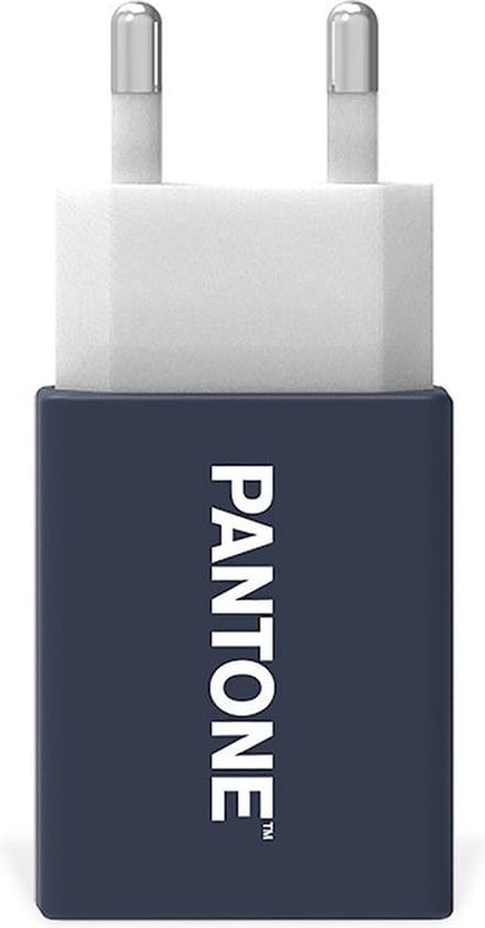 Lichtnetadapter met 1 USB poort, Blauw - Celly | Pantone