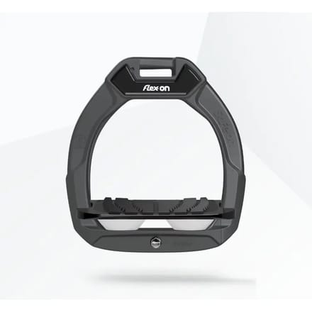 Veiligheidssportbeugels Ingelijst Grip Antraciet/Zwart/Wit kind Flex-On Safe-On