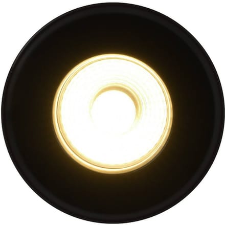Nordlux Plafond inbouwspot Rosalee, zwart, IP65, CCT schakelaar