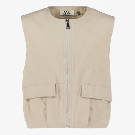 MyWay meisjes gilet beige - Maat 146/152