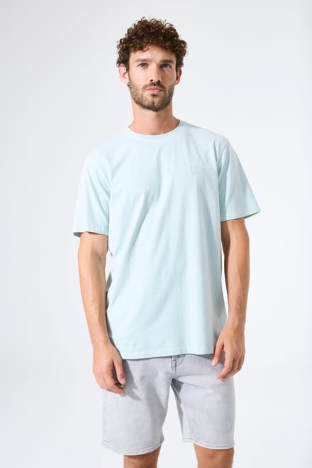 GARCIA Heren Effen T-shirt Groen Korte mouw