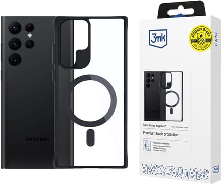 Hoesje voor Samsung Galaxy S24 Ultra - 3mk Satin Armor MagCase